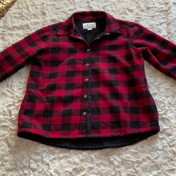 Orvis Jackets & Blazers - Orvis Red and Black Checkered Shirt